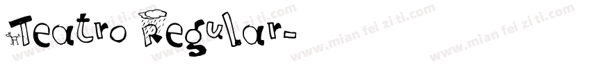 Teatro Regular字体转换